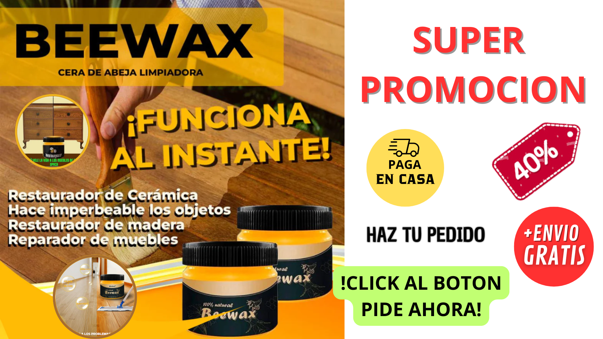 BEEWAX - RESTAURADOR DE MADERA