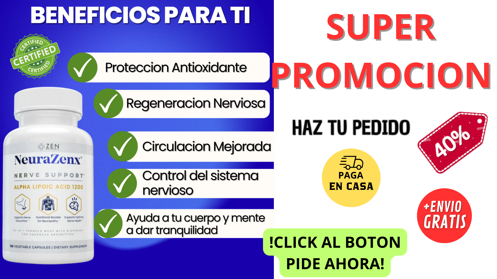 NEURAZENX ™ PRO 20 EN 1 - SUPLEMENTO PARA EL SISTEMA NERVIOSO