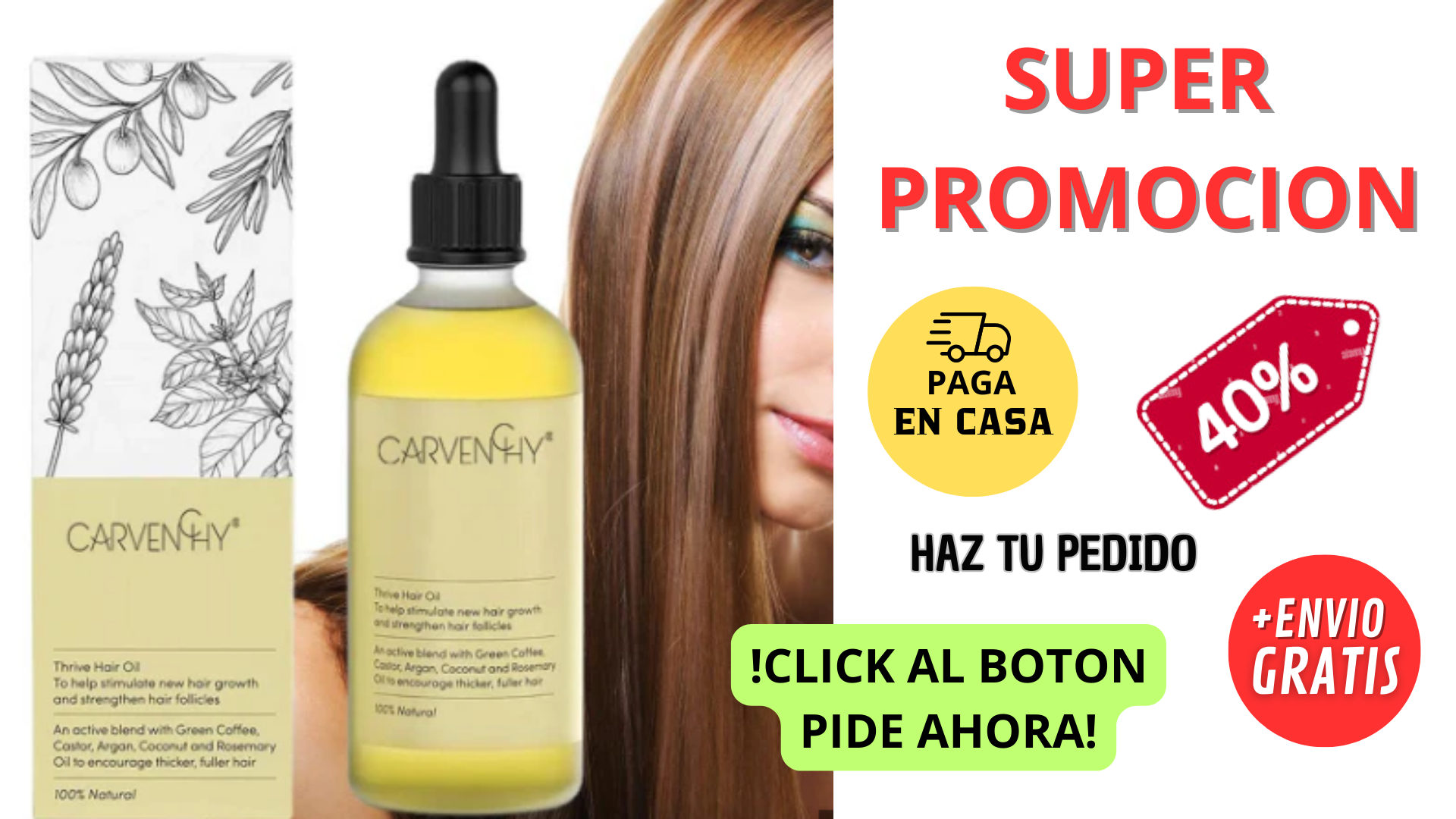 SERUM CAPILAR PARA EL CRECIMIENTO DEL CABELLO - CARVENCHY™