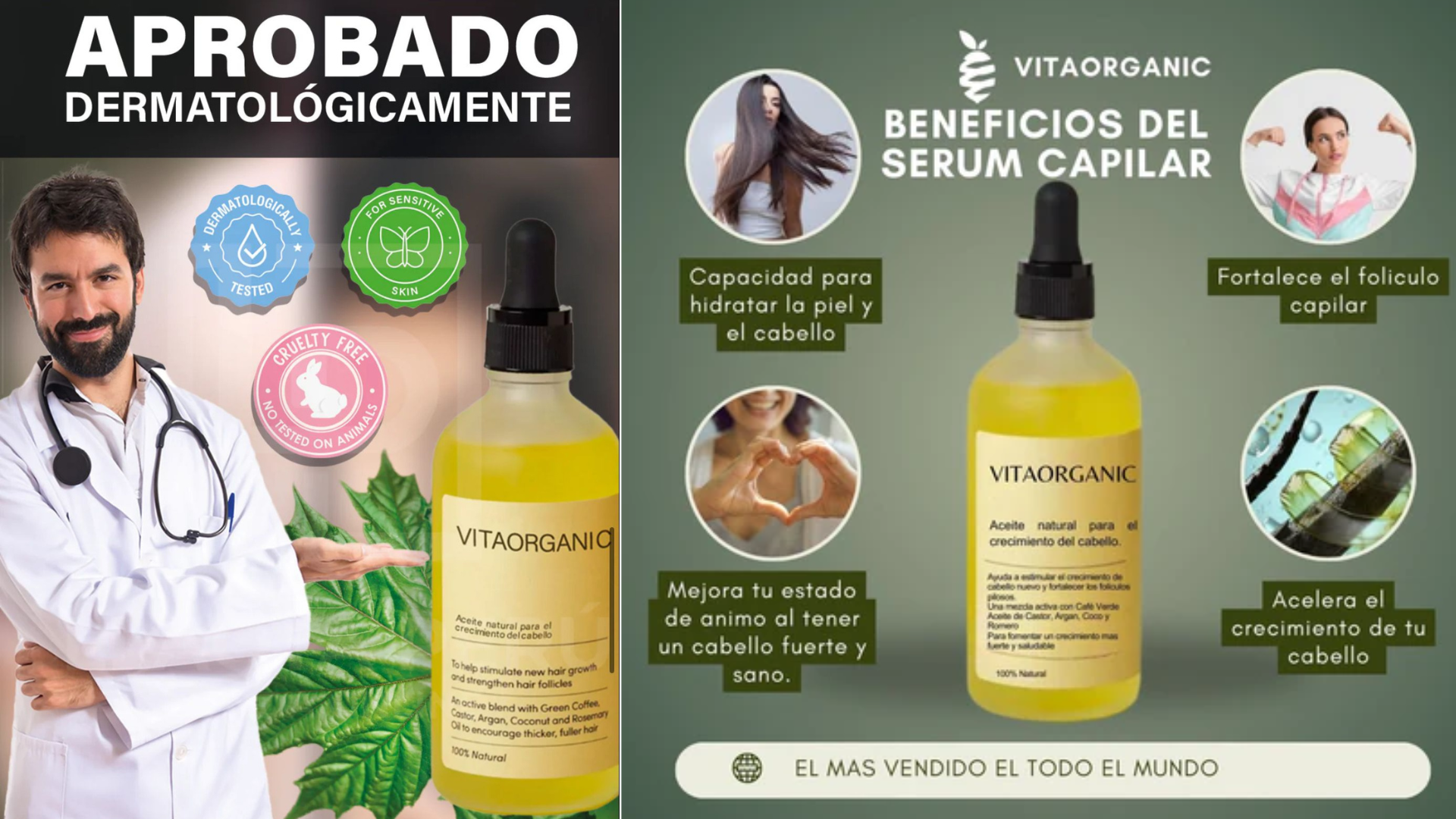 VITAORGANIC SERUM CAPILAR