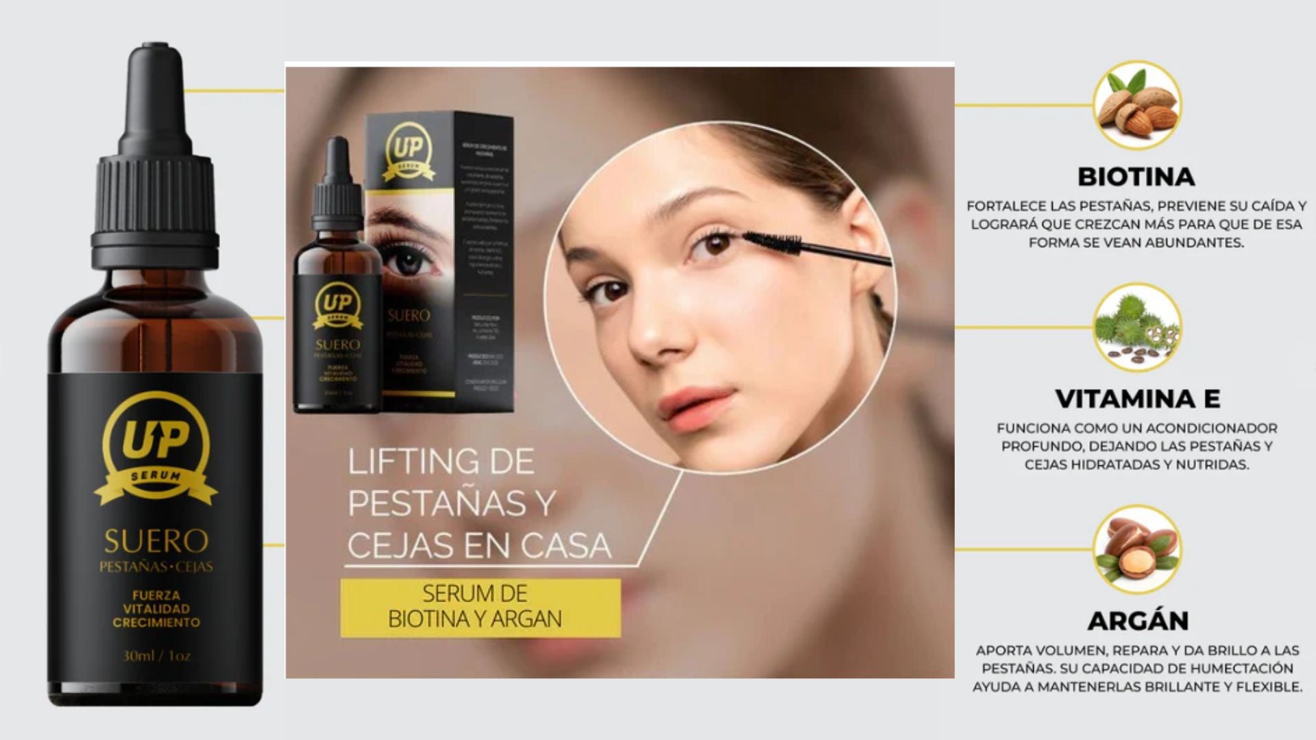 SERUM UP PRO® ALARGAMIENTO DE PESTAÑAS Y CEJAS