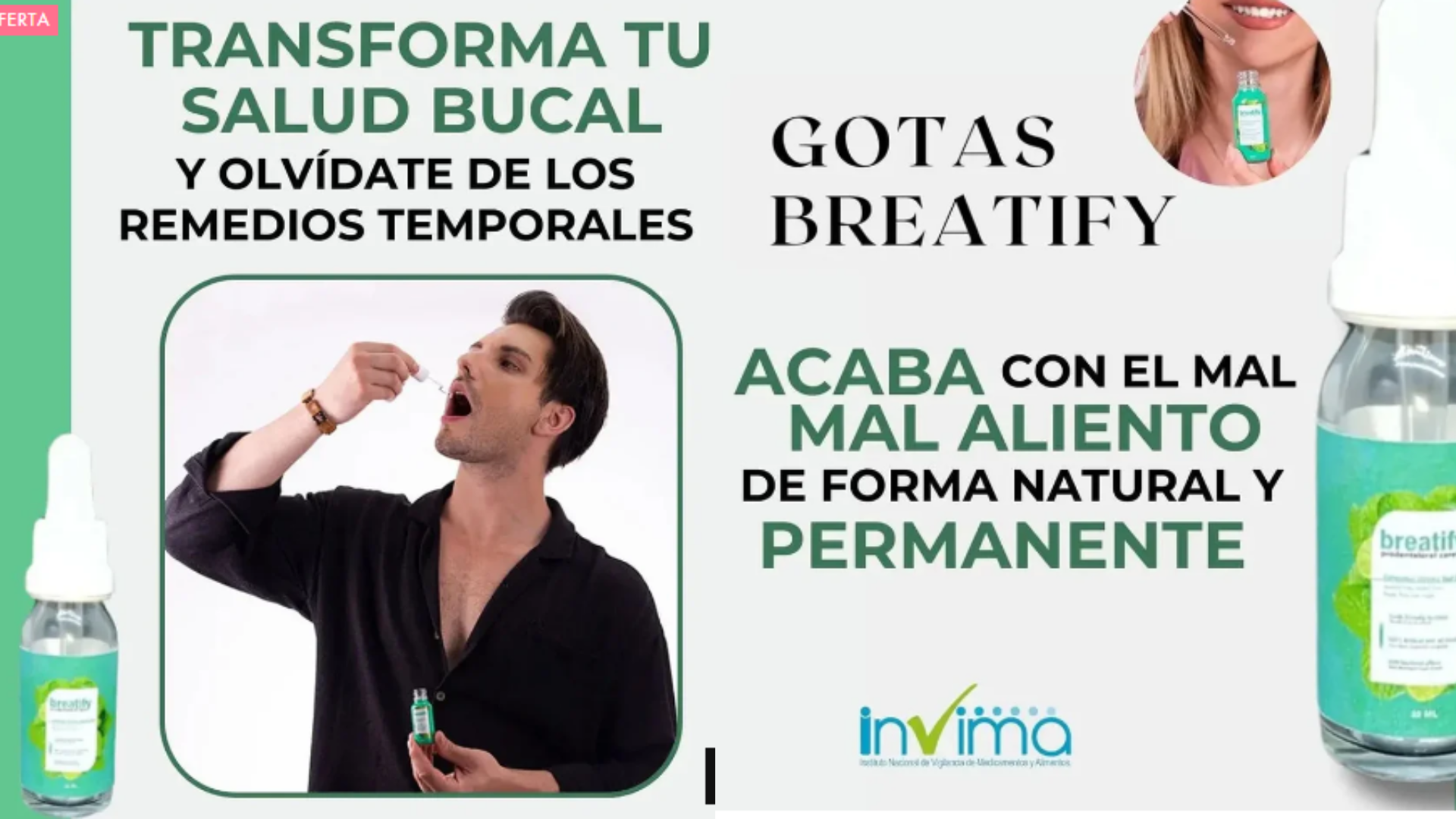 GOTAS DE MENTA PARA EL MAL ALIENTO - BREATIFY