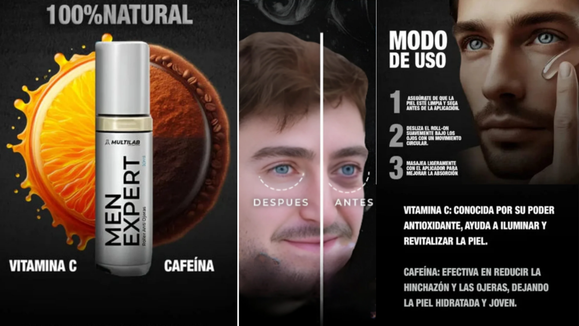 ROLLER ANTIOJERAS - MEN EXPERT PRO