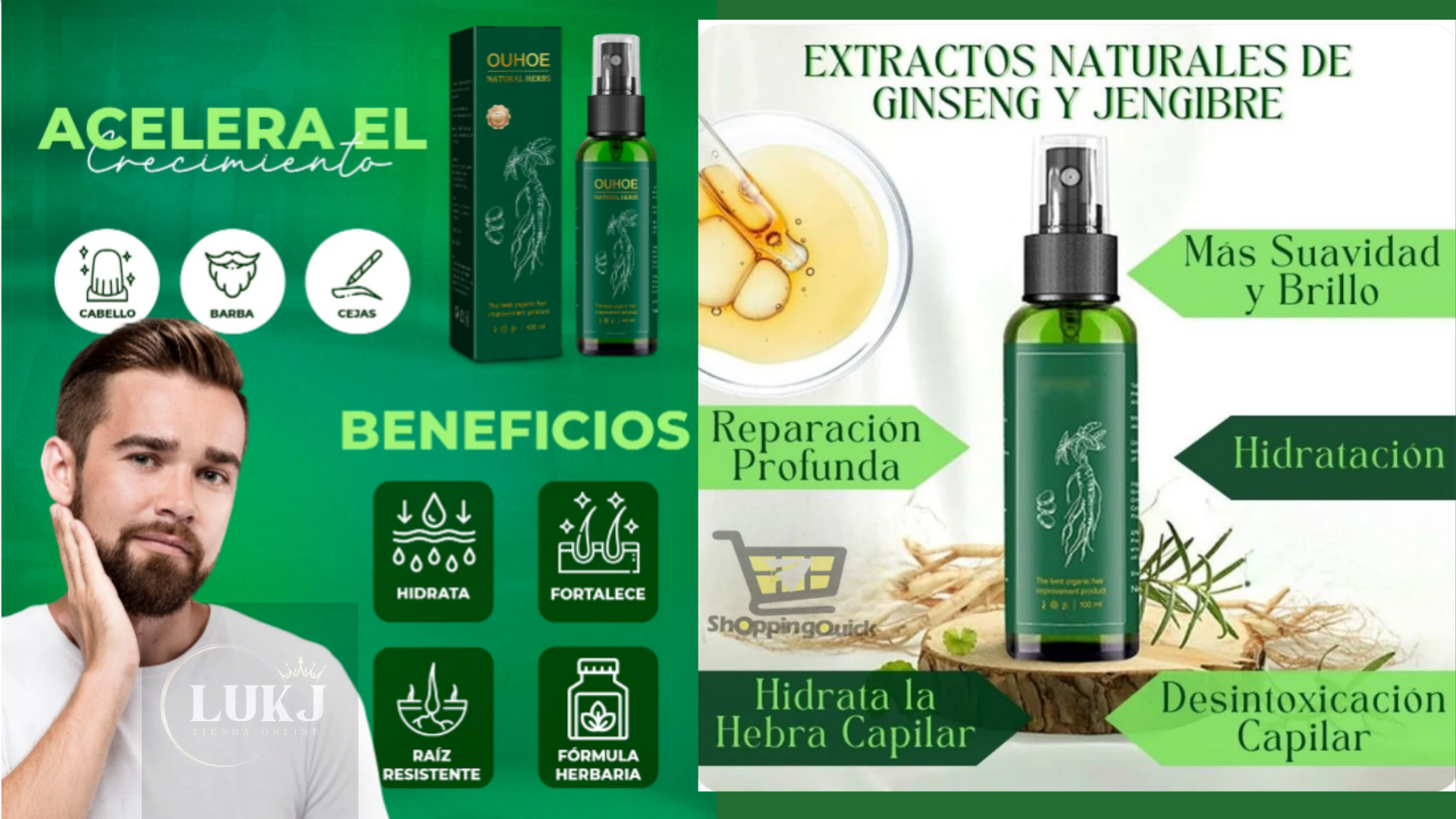 SUERO CAPILAR PARA EL CRECIMIENTO DE CABELLO - OUHOE