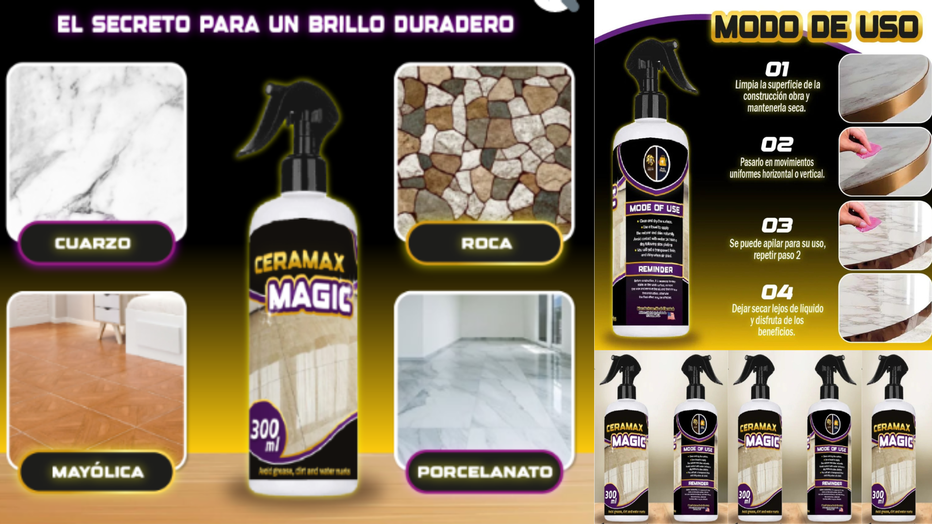 RESTAURADOR DE CERÁMICA - CERAMAX MAGIC