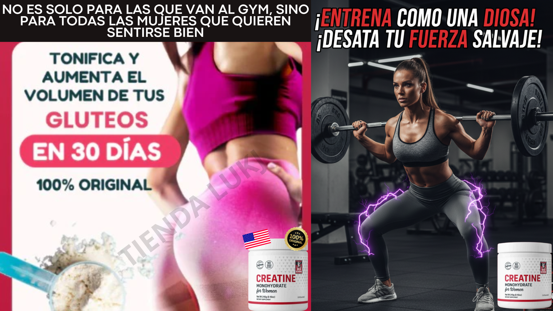 CREATINE MONOHYDRATE PREMIUM - ENERGIA, BELLEZA Y TONIFICACION