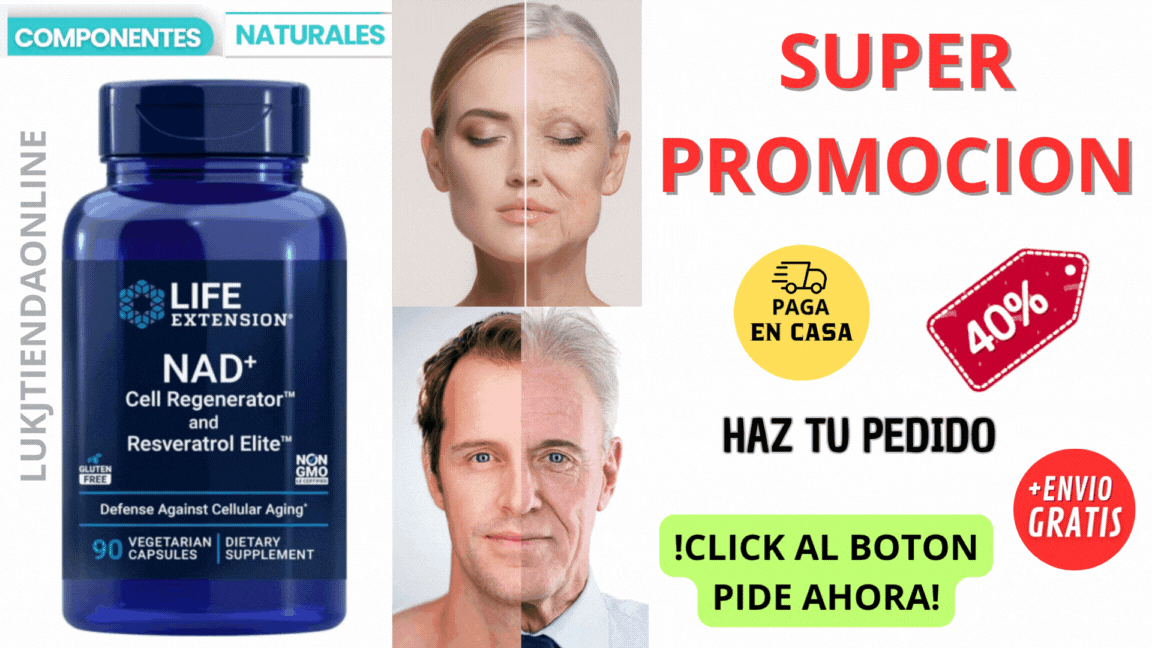 NAD + REVESRATROL - REGENERADOR CELULAR ANTIENVEJECIMIENTO
