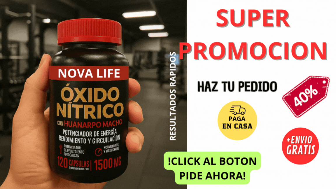 OXIDO NITRICO - POTENCIADOR PREMIUM MAXIMO NIVEL